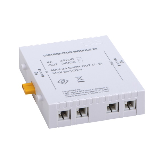 8-way lamp distributor 24&nbsp;V - LAMPDISTR-TRAFO-LED-T-12/24-1-8WAY-24V