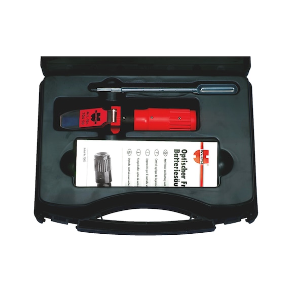 Görsel radyatör ve yıkayıcı antifriz test cihazı - ANTIFREZTEST-PLA-SIV/ALU-L160MM