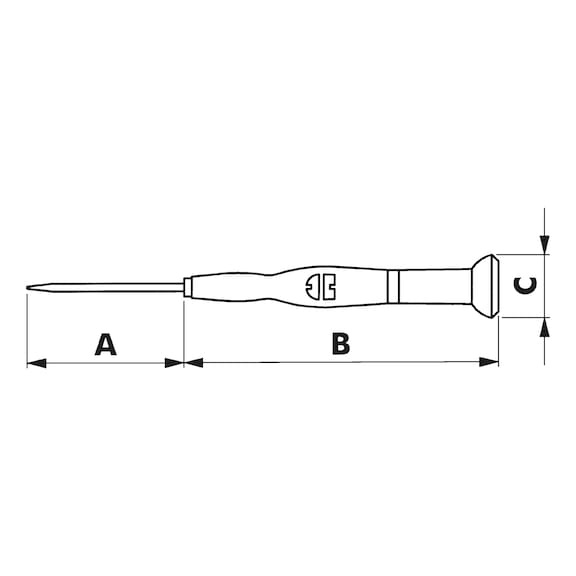 Precīzais skrūvgriezis, Philips PH - SKRŪVGRIEZIS-PREC-PH00X40