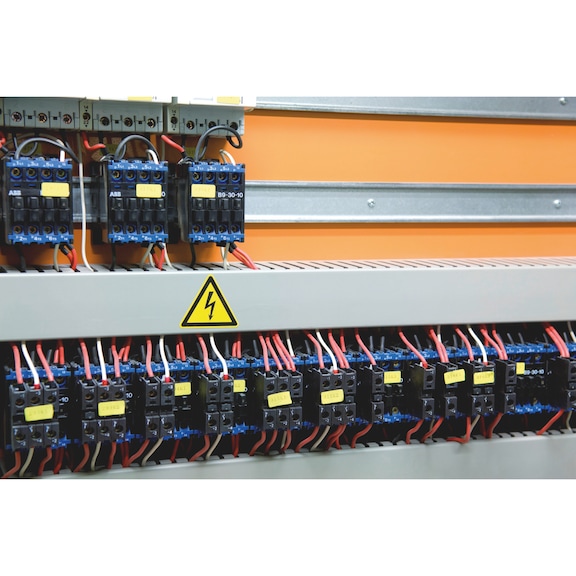 Cartello Attenzione linee in tensione