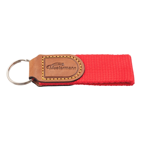 Key fob Italy - KEYFOB-PRNT-ITALY-RED-1SIDE