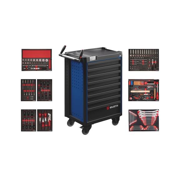 System-Werkstattwagen Pro 8.4 bestückt - WRKSTWG-PRO8.4-8SL-BESTK-HONDA-R5010