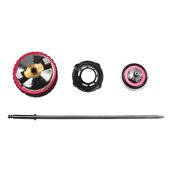 Paint spray gun, accessories - NOZ-SET-1,7MM-F.0891701217