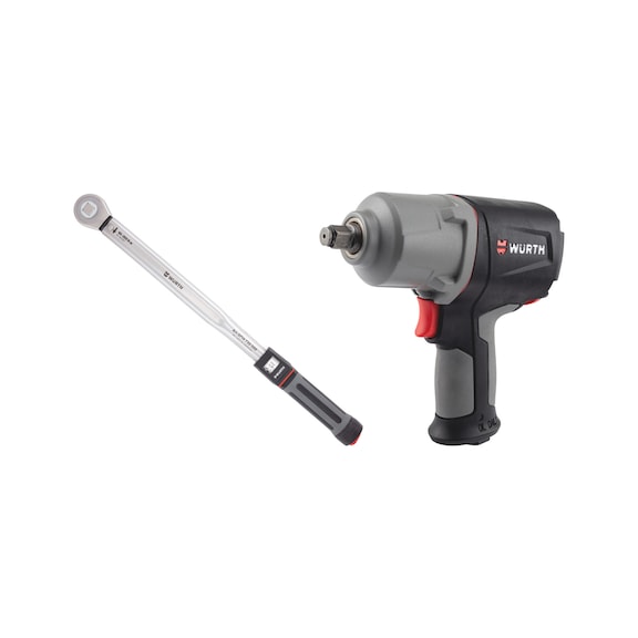 Pneumatic impact wrench DSS 1/2 inch set 2 pcs - IMPWRNCH-PN-(DSS 1/2IN BASIC)-SET-2PCS