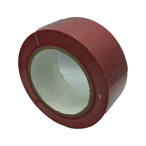 Hazard warning adhesive tape COBA - HAZDWARNADHTPE-RED-50MMX33M