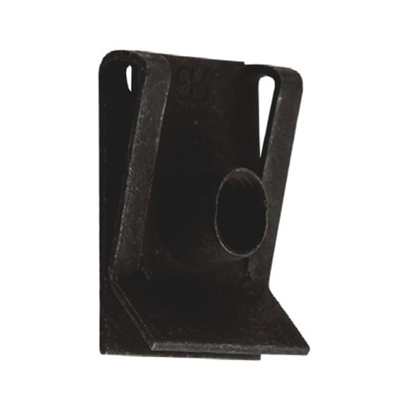 Sheet metal nut with threaded shank - SPEED NUT M6 SELFLOCKING