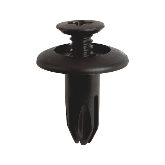 Screw rivet with cross-shaped slit, open - SCREW RIVET