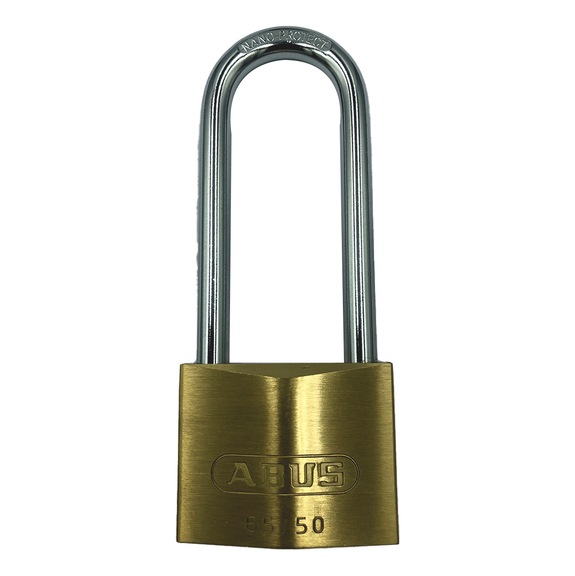 Padlock Brass - SOLID BRASS PADLOCK 65/50 LONG 80MM