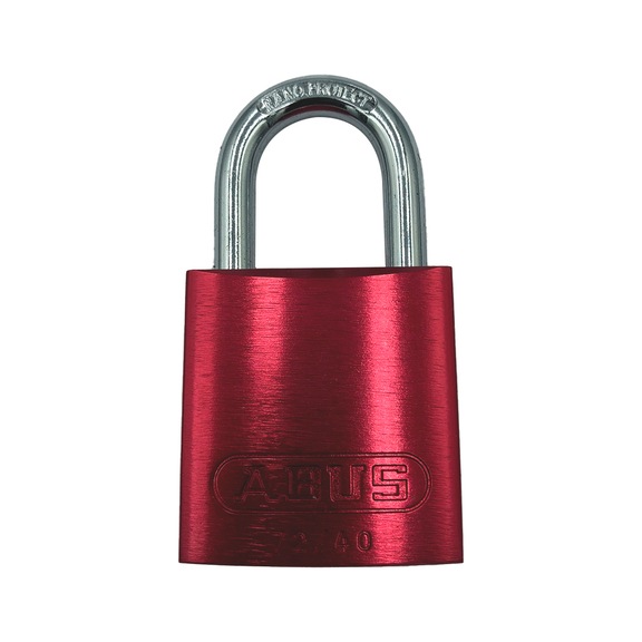 Padlock ABUS aluminium - PADLOCK-72/40-ALU-630-K-WAY-RED