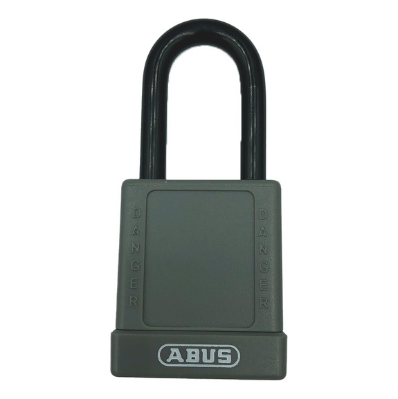 Lockout padlock ABUS alu/plastic cover - PADLOCK 74/40 NON-COND (630K-WAY) GREY