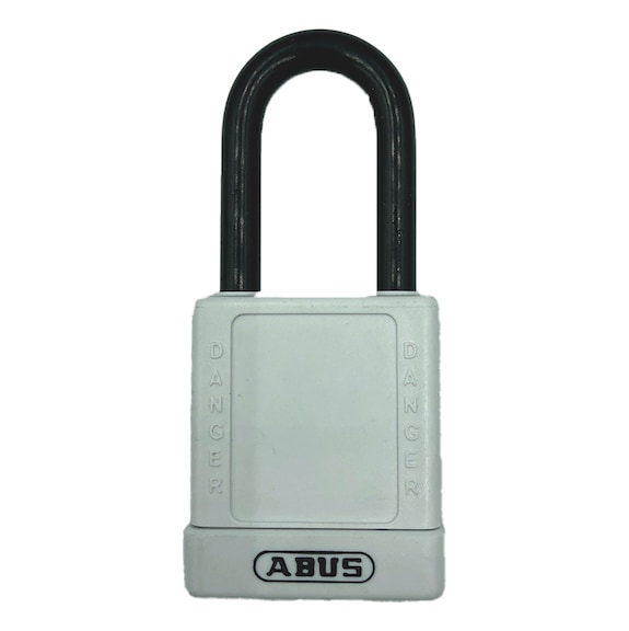 Lockout padlock ABUS alu/plastic cover - PADLOCK 74/40 NON-COND (630K-WAY) WHITE
