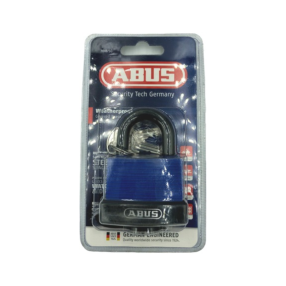 Padlock AQUA SAFE 70 Range - ALL WEATHER PADLOCK 50MM