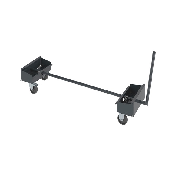 Moveable and lowerable module For system cabinet workbench - CWB-MODUL-MOB-ADJ-2000-RAL7016