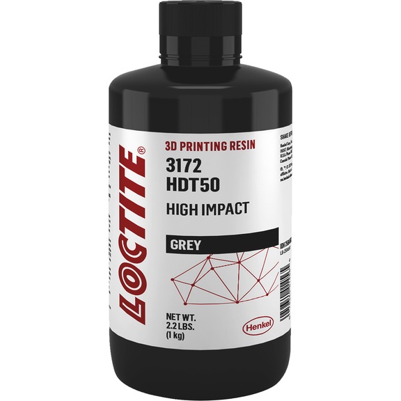 Print material DLP 3D 3172 Loctite<SUP>®</SUP> - LOCTITE 3D 3172 HDT50 GRAY 5KG