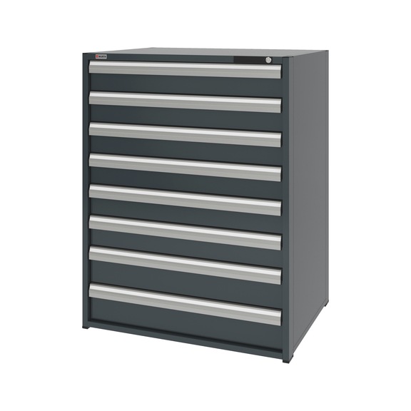 System drawer cabinet 16.8: 1037x770 mm - DRWRCAB-16.8-H1335-8DRWR-RAL7016