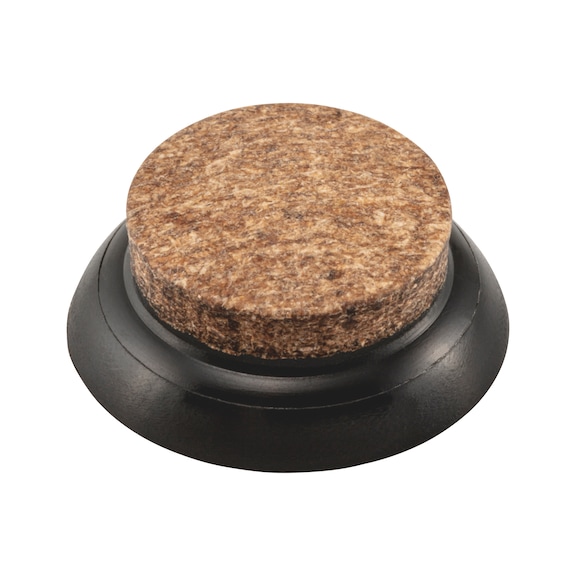 Syno Slim furniture glider insert - INRTGLID-SYNO-SLIM-BLACK-20MM