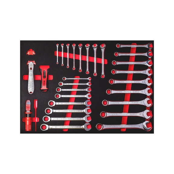 Combination wrench assortment, 39 pieces - COMBIWRNCH-SORT-39PCS
