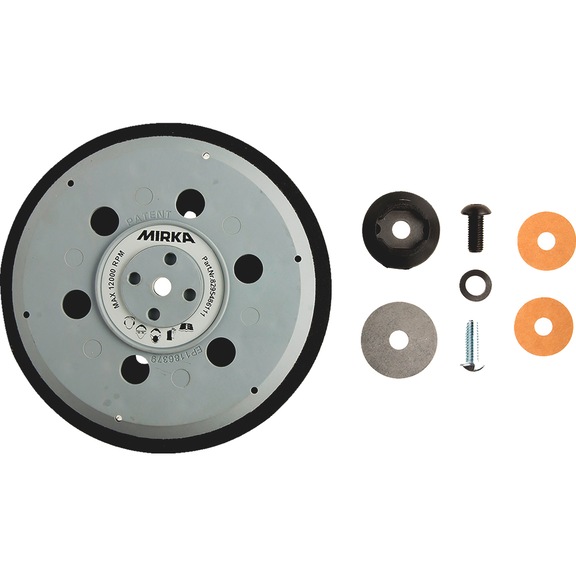 Haftteller Klettscheibe Mirka Unipad medium - SHLFTLL-MIRKA-8295494111-150-5/16ZO-MED