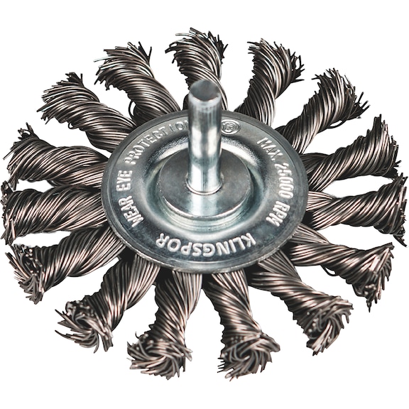 Spindle-mounted round wheel brush drill Klingspor BRS 600 Z