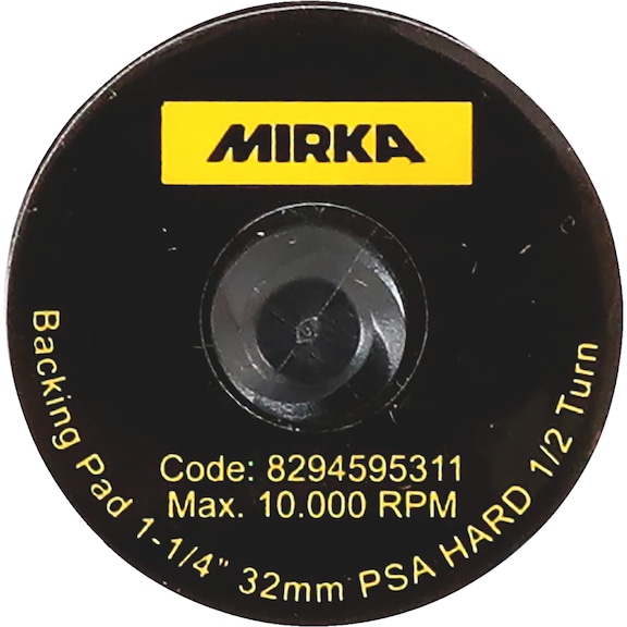 Adhesive backing pad, self-adhesive Mirka 8294595311 hard adhesive backing pad, without holes - BACKINPD-MIRKA-8294595311-32MM-HART