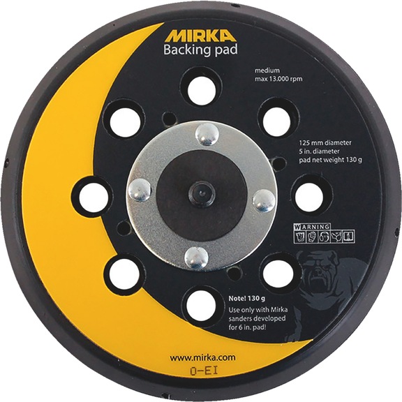 Haftteller Klettscheibe Mirka Multihole medium - SHLFTLLR-MIRKA-8292502511-125MM-5/16ZO