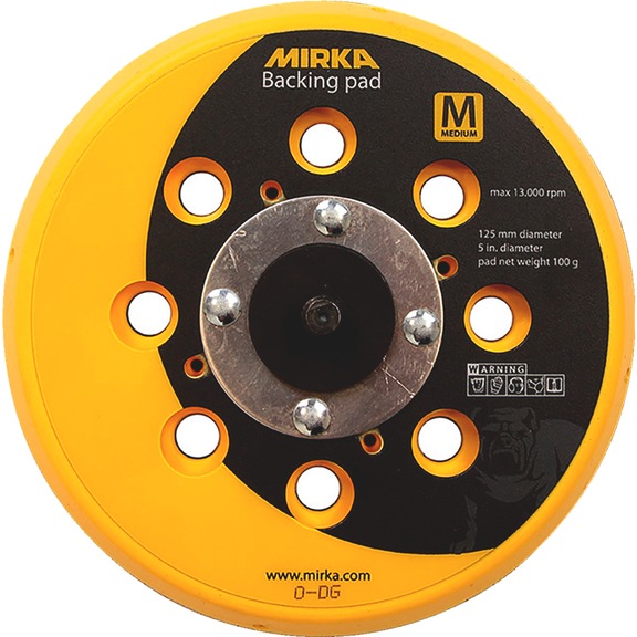 Haftteller Klettscheibe Mirka Multihole medium - SHLFTLLR-MIRKA-8292502011-125MM-5/16ZO