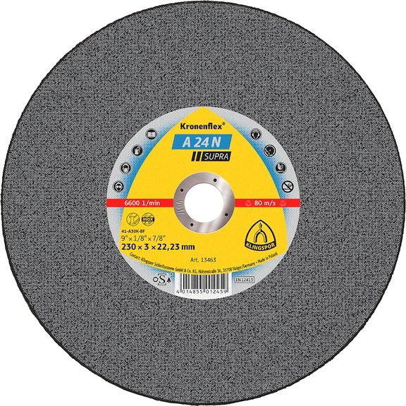 Grinding disc Klingspor A 24 N Supra