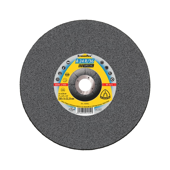 Grinding disc Klingspor A 24 R/36 Special