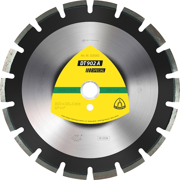Diamond cutting disc DT 902 A Special Klingspor