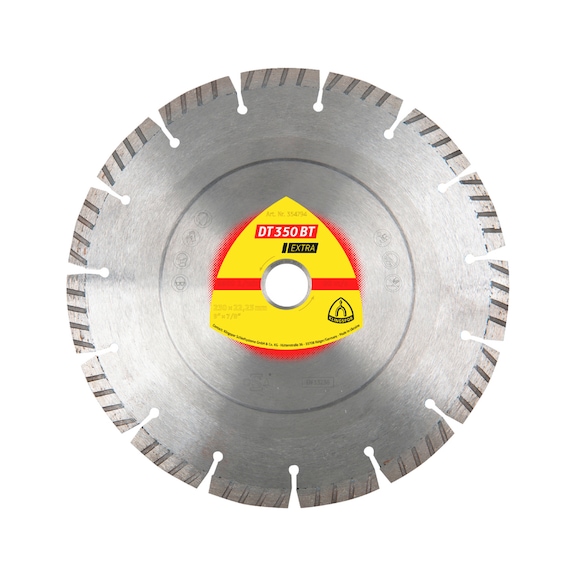 Diamond cutting disc DT 350 BT Extra Klingspor
