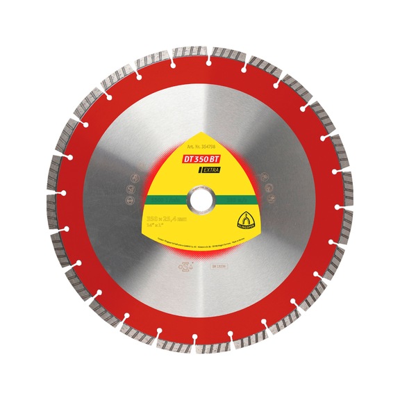 Diamanttrennscheibe Klingspor DT 350 BT Extra - DIATSHB-KLINGSPOR-354799-10X3,6-D400