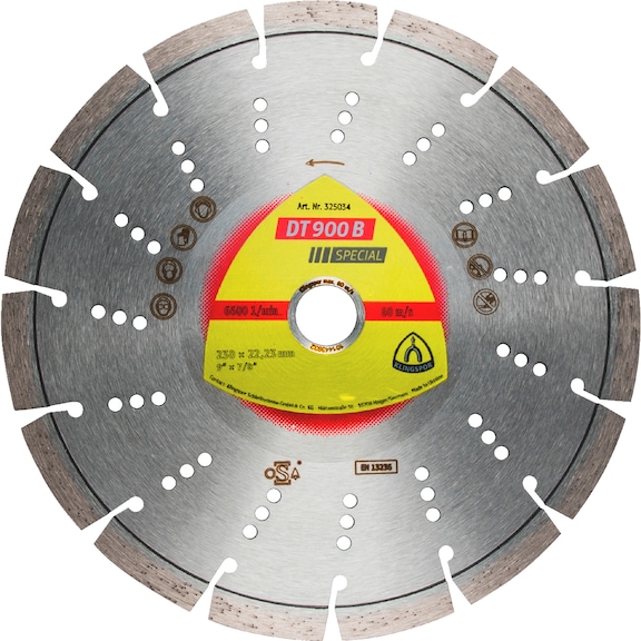 Diamond cutting disc DT 900 B Special Klingspor