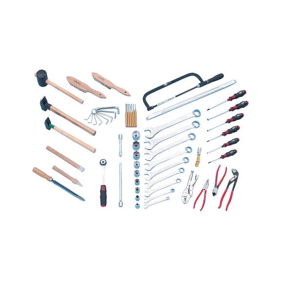 Werkzeugsortiment, Lkw 56-teilig - WZG-SORT-KFZ-LKW-56TLG