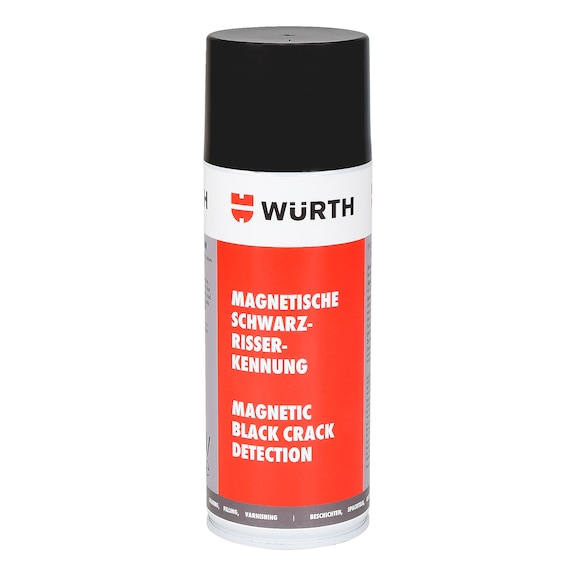 Crack detector spray with black magnetic particles - CRACKDETRSPR-MAGNPARTCL-BLCK-400ML