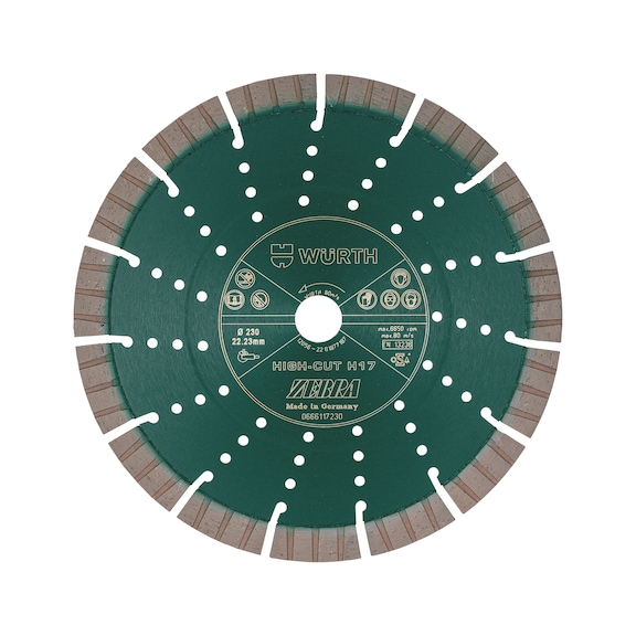 Diamond cutting disc  Power Cut H17 - CUTDISC-DIA-CONC/GRANITE-BR22,2-D230MM