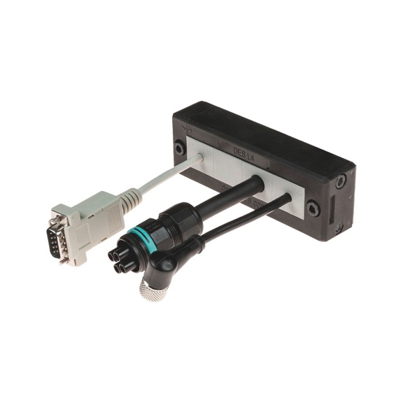 Clamping frame for rubber modules - CABLE-ENTRY-CLEAT-PA-BLACK-1X4