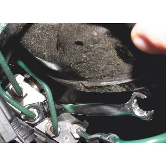 Metric double box-end wrench Hexagon with POWERDRIV<SUP>®</SUP> - DBENDFLARNUTWRNCH-OPN-METR-JOINT-11MM