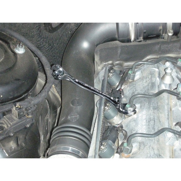 Metric double box-end wrench Hexagon with POWERDRIV<SUP>®</SUP> - DBENDFLARNUTWRNCH-OPN-METR-JOINT-11MM