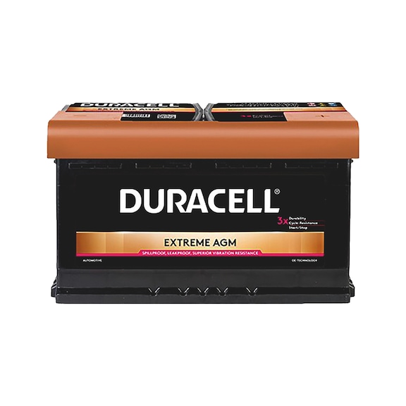 DURACELL<SUP>&reg;</SUP> EXTREME AGM starter battery - STRTRBTRY-(DURACELL-EXTREME)-DE80AGM