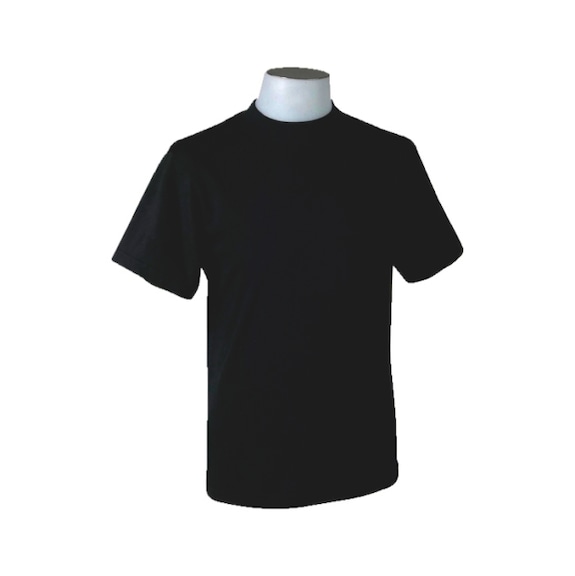 Basic T-shirt - WRKSHIRT-ROUNDNECK-BLCK-L