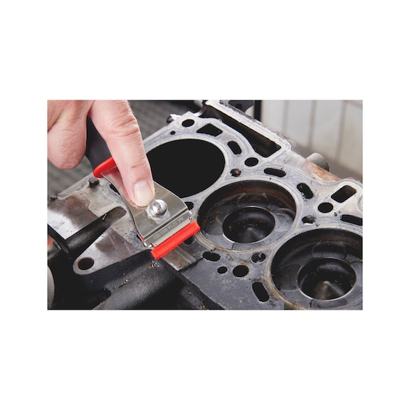 Plastic scraper blade - REPLBLDE-PLA-SCRAPER-RED