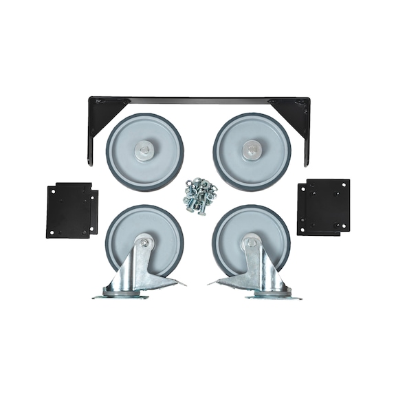 Wheel set for workshop trolley CA 8.8 - WHEELSETMODIF-ROLL-WRKSHPTRLY-CA8.8-4PCS