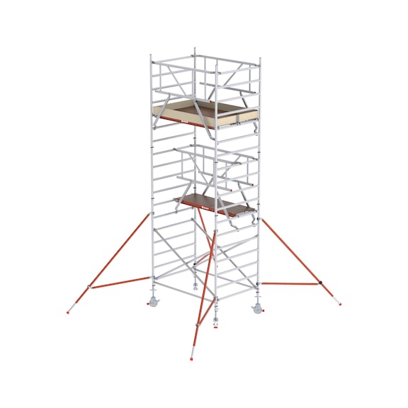 Mobile scaffolding Tower PROTECT 180/120 - ROLL-SCFLD-WIDE-4,2M