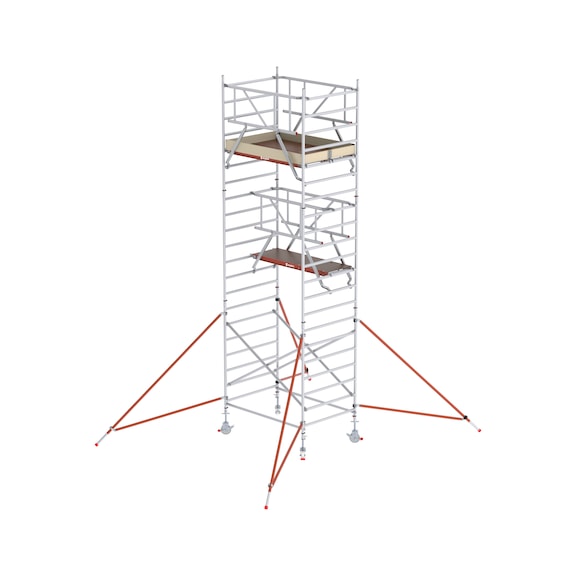 Mobile scaffolding Tower PROTECT 180/120 - ROLL-SCFLD-WIDE-5,2M