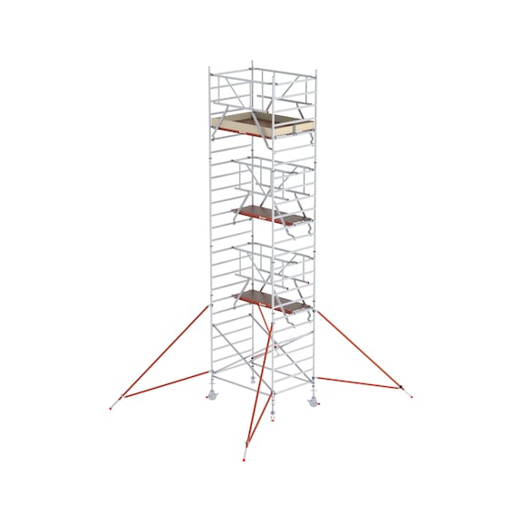Mobile scaffolding Tower PROTECT 180/120 - ROLL-SCFLD-WIDE-6,2M