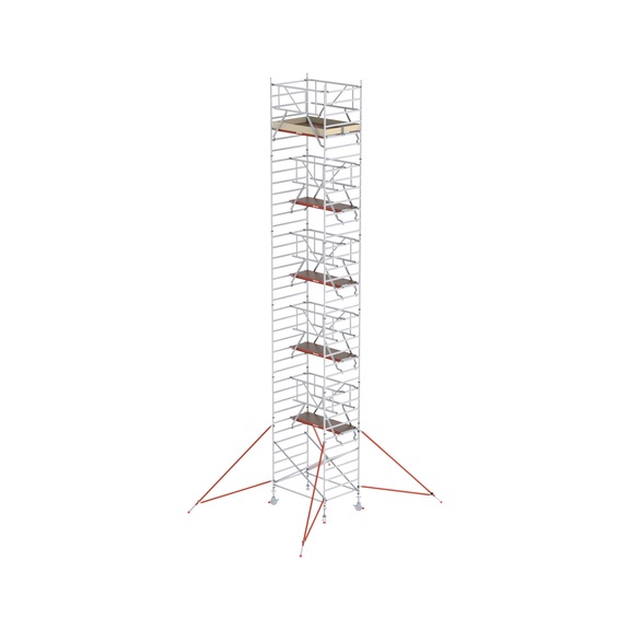 Mobile scaffolding Tower PROTECT 180/120 - ROLL-SCFLD-WIDE-10,2M
