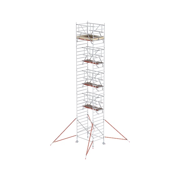 Mobile scaffolding Tower PROTECT 180/120 - ROLL-SCFLD-WIDE-9,2M