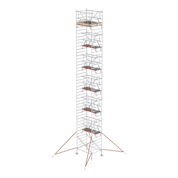 Mobile scaffolding Tower PROTECT 180/120 - ROLL-SCFLD-WIDE-12,2M