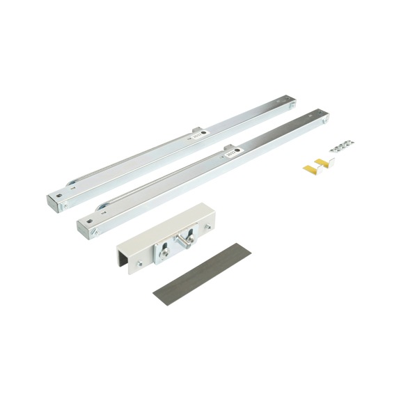ABILIT glass damping set for glass doors, for closing softly and quietly - DAMP-SET-SLIDDR-ABILIT-GLS-120KG-SI