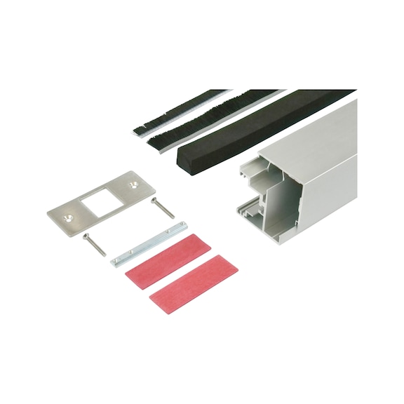 Anschlagkasten-Set ABILIT - ANSHLGKAST-SET-SHIEBTR-ABILIT-SILBR-2600